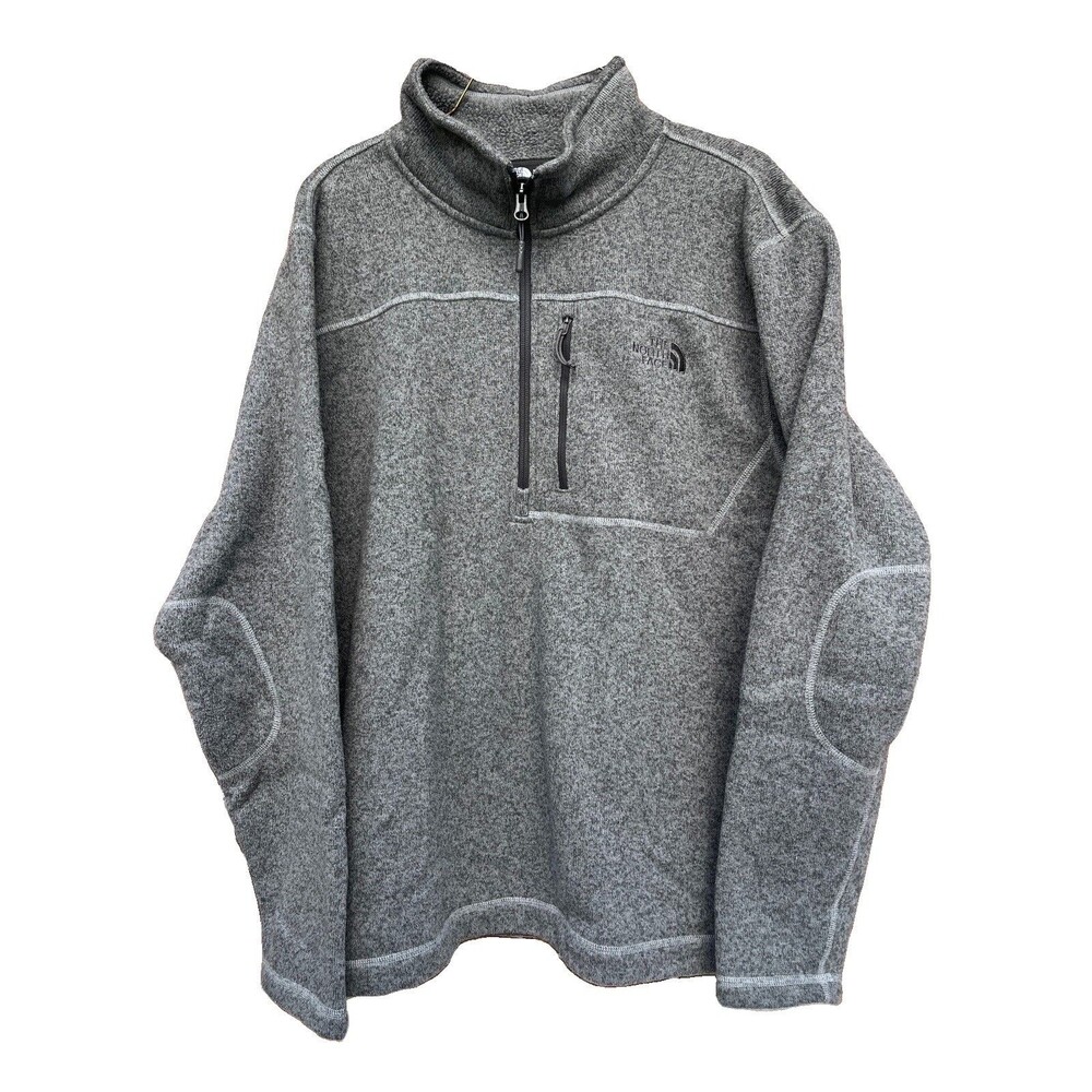 The North Face Gordon Lyons 1/4 Zip Fleece Pullover Men’s Size XL Gray